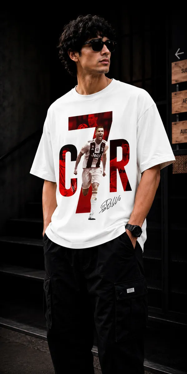 White_French_Terry_Cotton_Oversized_Graphic_T-Shirt_For_Men
