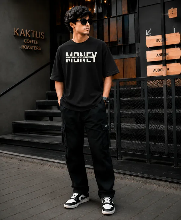 Black_French_Terry_Cotton_Oversized_Graphic_T-Shirt_For_Men