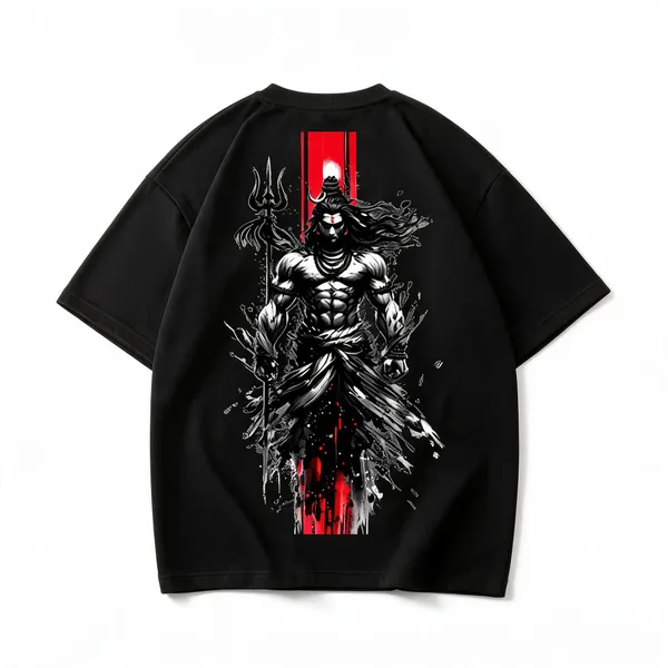 Black_French_Terry_Cotton_Oversized_Graphic_T-Shirt_For_Men
