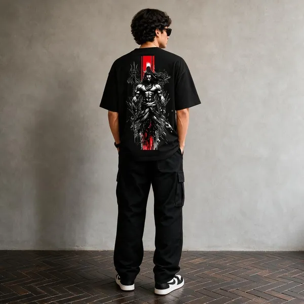Black_French_Terry_Cotton_Oversized_Graphic_T-Shirt_For_Men
