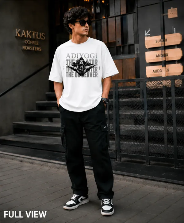 White_French_Terry_Cotton_Graphic_Print_T-Shirt_For_Men