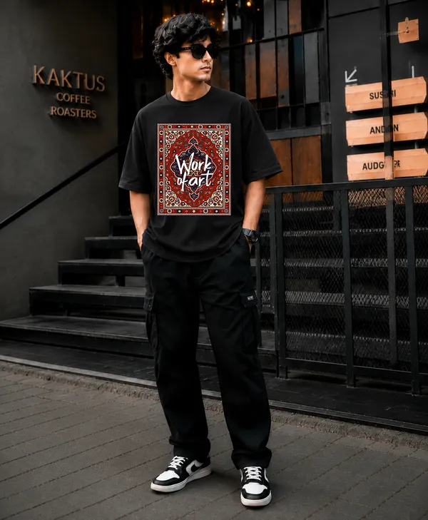 Black_French_Terry_Cotton_Oversized_Graphic_T-Shirt_For_Men