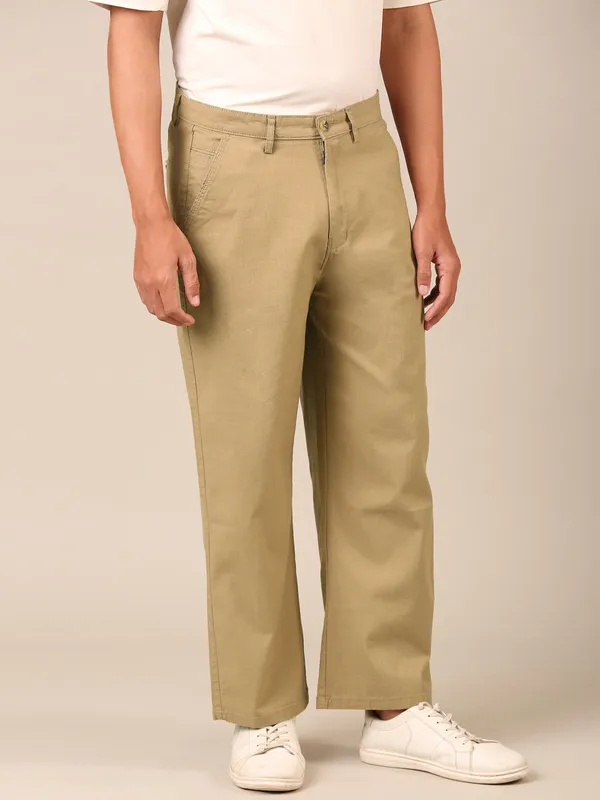 Men’s_Khaki_Beige_Linen_Baggy_Pants