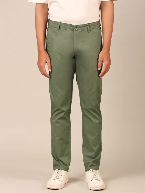 Men’s_Olive_Green_Slim_Fit_Trousers