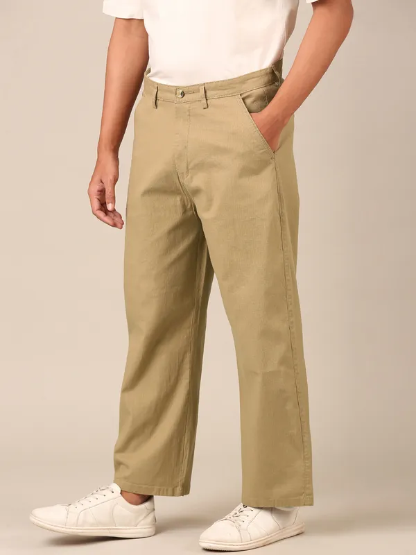 Men’s_Khaki_Beige_Linen_Baggy_Pants