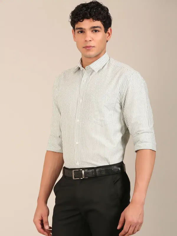 Men_S_Mint_Green_Vertical_Stripe_Slim_Fit_Cotton_Shirt