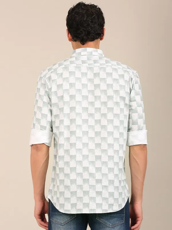 Men_S_Sage_Green_Geometric_Print_Slim_Fit_Cotton_Shirt