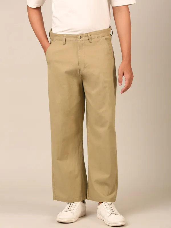 Men’s_Khaki_Beige_Linen_Baggy_Pants
