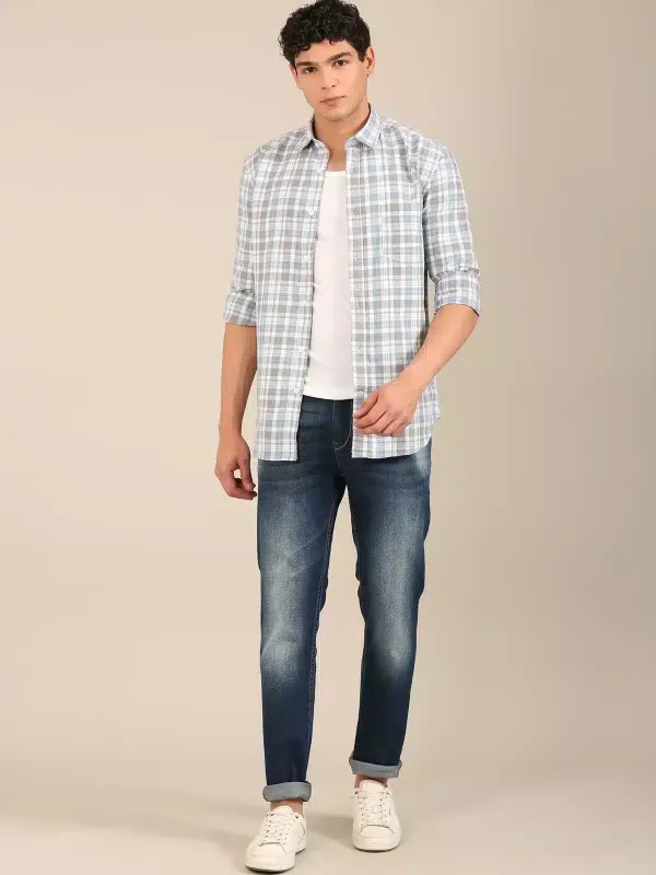 Men_S_Powder_Blue_Grey_Check_Slim_Fit_Cotton_Shirt