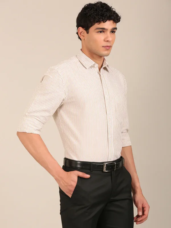 Men_S_Tan_Vertical_Stripe_Slim_Fit_Cotton_Shirt