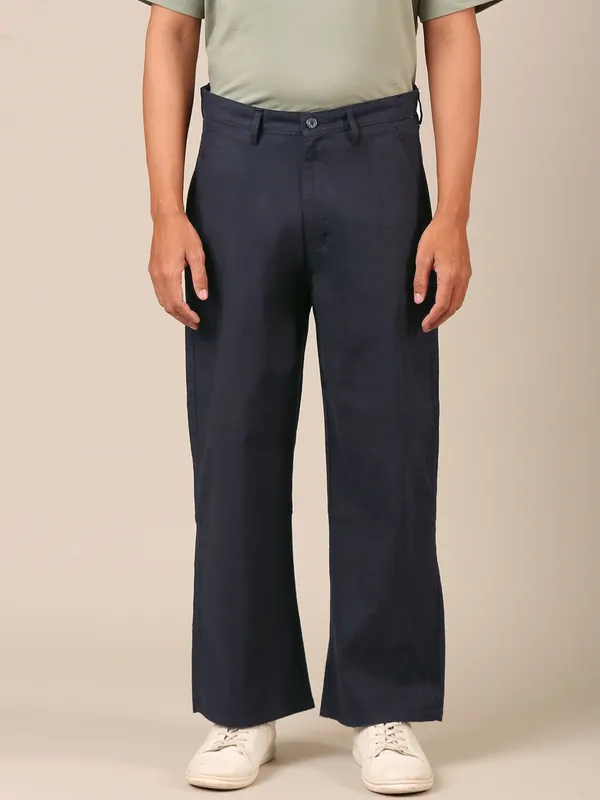 Men’s_Navy_Blue_Linen_Baggy_Pants