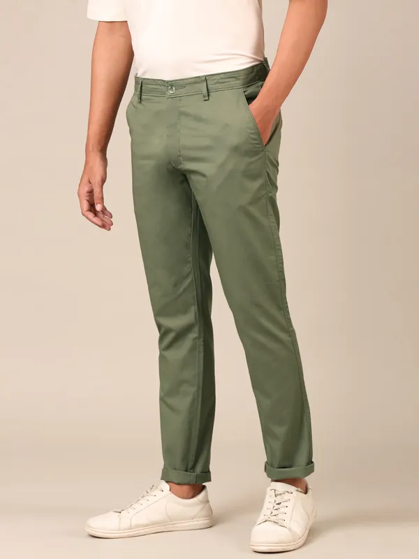 Men’s_Olive_Green_Slim_Fit_Trousers