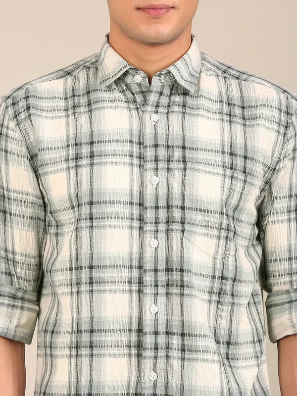 Men_S_Blue_Grey_Check_Slim_Fit_Cotton_Dobby_Shirt