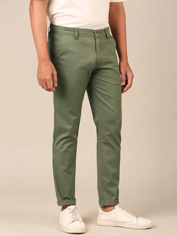 Men’s_Olive_Green_Slim_Fit_Trousers