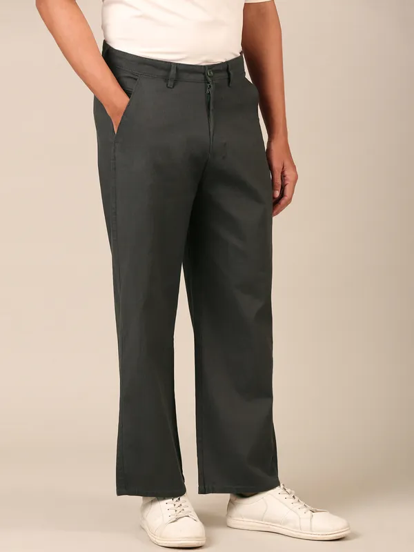 Men’s_Dark_Grey_Linen_Baggy_Pants