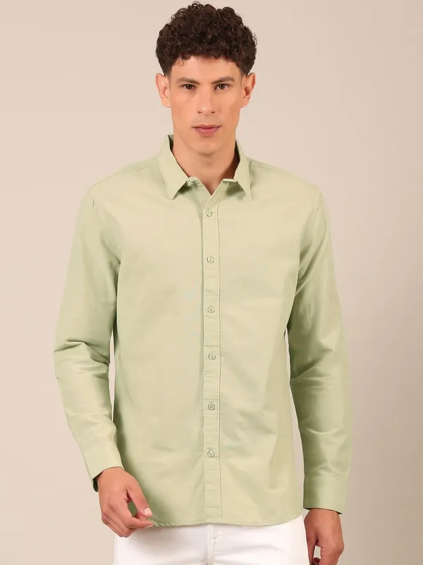 Men_S_Sage_Green_Regular_Fit_Cotton_Shirt