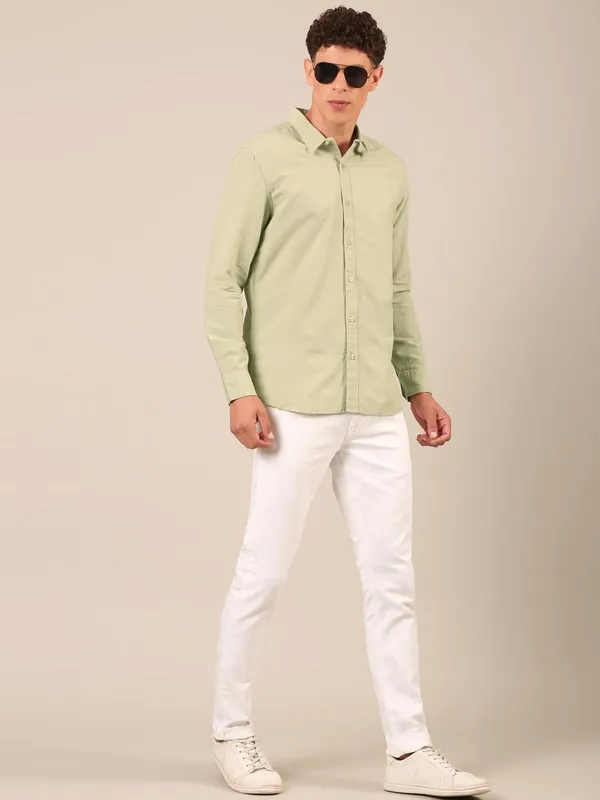 Men_S_Sage_Green_Regular_Fit_Cotton_Shirt