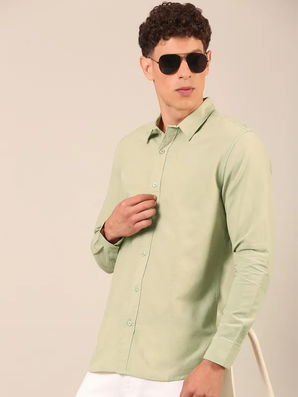 Men_S_Sage_Green_Regular_Fit_Cotton_Shirt