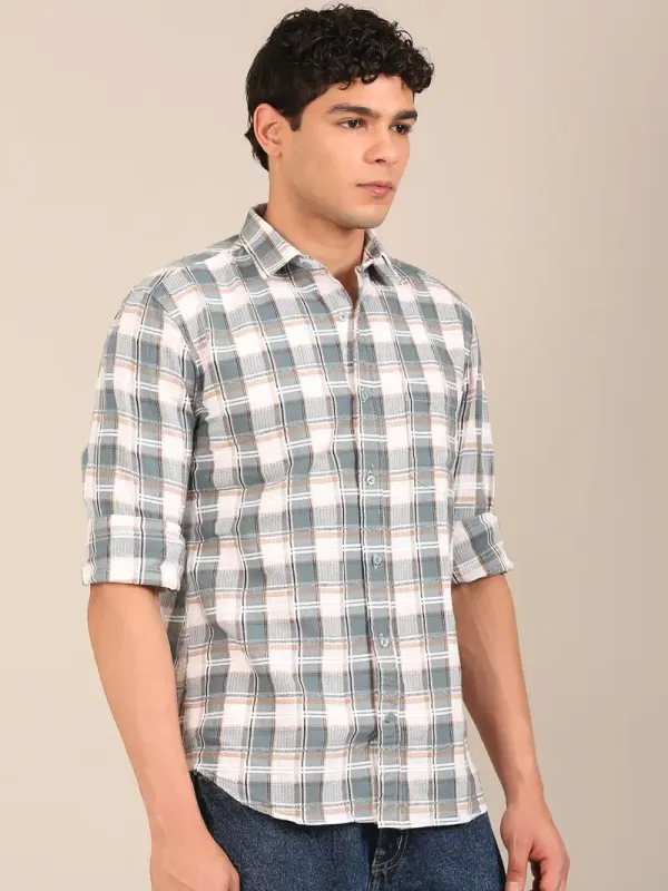 Men_S_Dusty_Teal_Blue_Check_Slim_Fit_Cotton_Dobby_Shirt