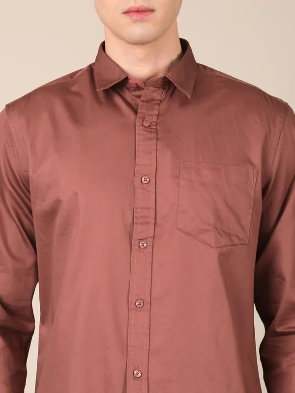 Men_S_Rosewood_Brown_Satin_Slim_Fit_Shirt