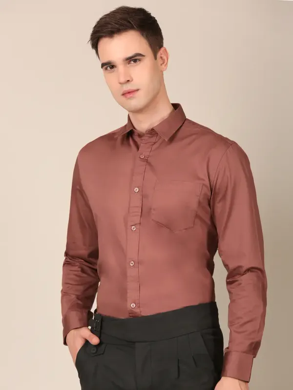 Men_S_Rosewood_Brown_Satin_Slim_Fit_Shirt