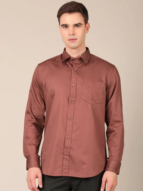 Men_S_Rosewood_Brown_Satin_Slim_Fit_Shirt