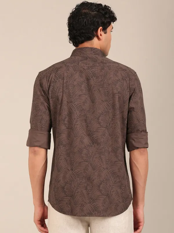 Men_S_Cocoa_Brown_Leaf_Print_Slim_Fit_Cotton_Shirt