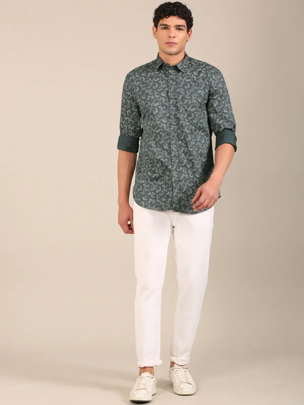 Men_S_Teal_Green_Botanical_Print_Slim_Fit_Cotton_Shirt