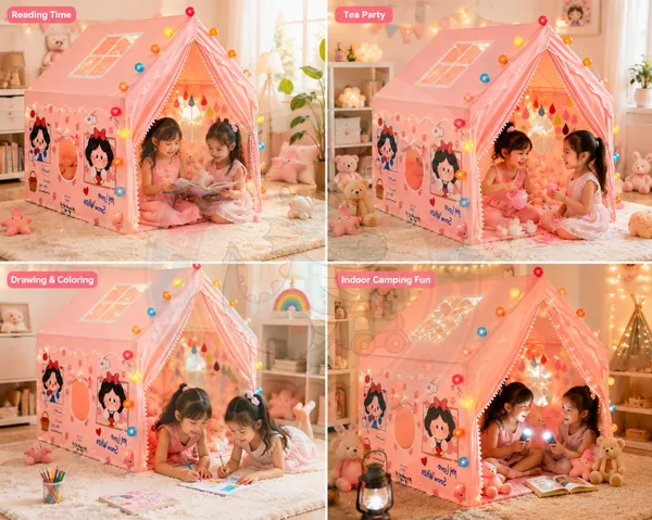 Tent_Play_For_Girls_Boys_Indoor_Outdoor_Portable_Tent_With_Curtains_Pretend_Play_Toy_Tent_House_For_Toddlers_Foldable_Play_Tent_House_For_3_10_Year_Old_Girls_And_Boys_Snow_White_Tent_House