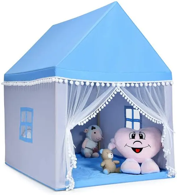 Portable_Boy_Girls_Play_Tent_House_For_Boys_Girls_Foldable_Indoor_Outdoor_Toy_Tent_Lightweight_Portable_Tent_For_Boys_Girls_Age_3_10_Years_Plan_Tent_House_Sky