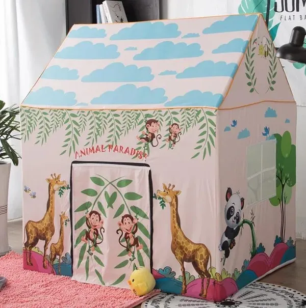 Colorfull_And_Light_Weight_Boy_Girl_Play_Tent_House_For_3_To_10_Years_Old_Boy_Girls_And_Boys_Light_Weight_And_Foldable_Boy_Girl_Toys_Indoor_And_Outdoor_Boy_Girl_Tent_House_Ziraf_Tent_House