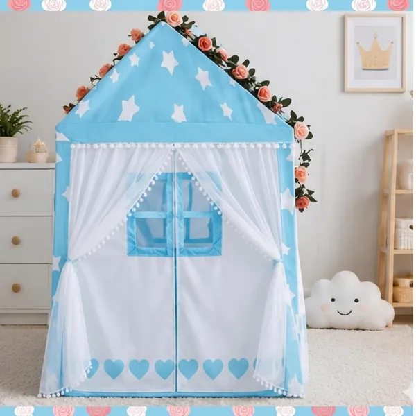 Colorfull_And_Light_Weight_Boy_Girl_Play_Tent_House_For_3_To_10_Years_Old_Boy_Girls_And_Boys_Light_Weight_And_Foldable_Boy_Girl_Toys_Indoor_And_Outdoor_Boy_Girl_Tent_House_Blue_Tent_House