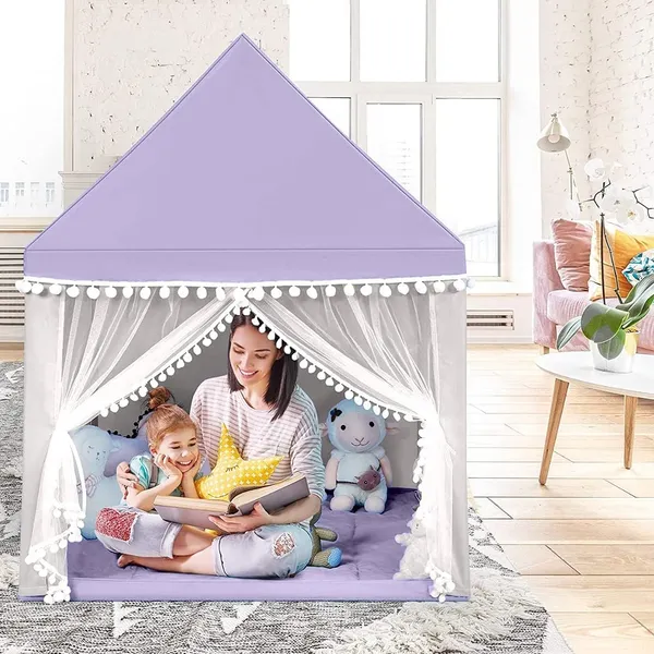 Portable_Boy_Girls_Play_Tent_House_For_Boys_Girls_Foldable_Indoor_Outdoor_Toy_Tent_Lightweight_Portable_Tent_For_Boys_Girls_Age_3_10_Years_Plan_Tent_House_Purple