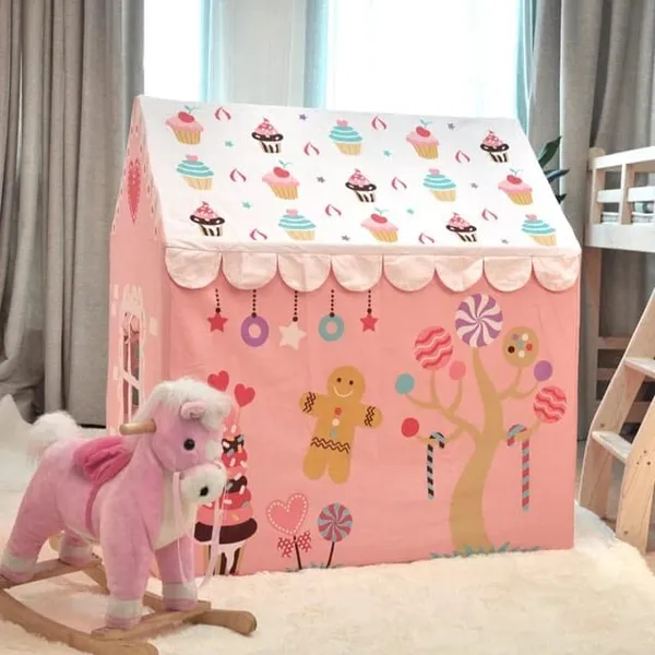 Portable_Boy_Girls_Play_Tent_House_For_Boys_Girls_Foldable_Indoor_Outdoor_Toy_Tent_Lightweight_Portable_Tent_For_Boys_Girls_Age_3_10_Years_New_Sweet_Tent_House