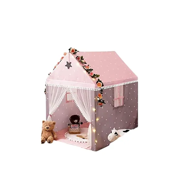 Portable_Boy_Girls_Play_Tent_House_For_Boys_Girls_Foldable_Indoor_Outdoor_Toy_Tent_Lightweight_Portable_Tent_For_Boys_Girls_Age_3_10_Years_Star_House_Pink_Tent_House