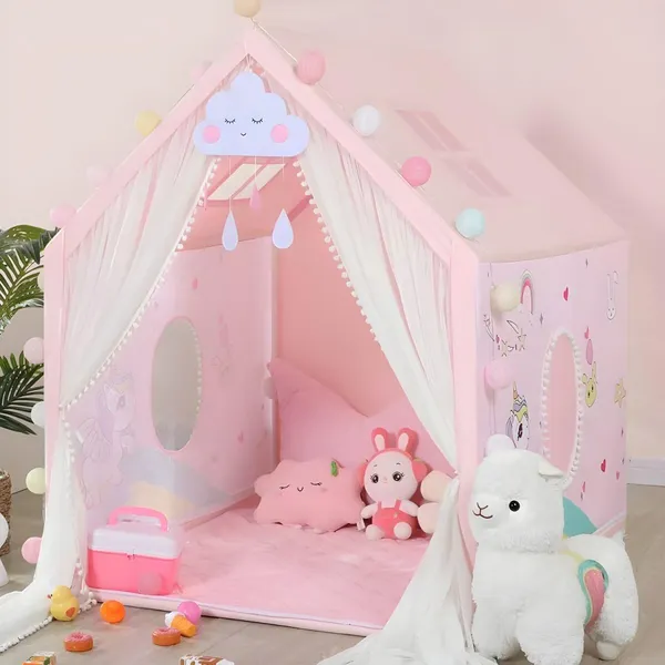 Portable_Boy_Girls_Play_Tent_House_For_Boys_Girls_Foldable_Indoor_Outdoor_Toy_Tent_Lightweight_Portable_Tent_For_Boys_Girls_Age_3_10_Years_Fly_Hourse_Tent_House