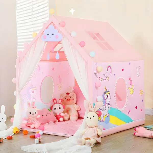 Portable_Boy_Girls_Play_Tent_House_For_Boys_Girls_Foldable_Indoor_Outdoor_Toy_Tent_Lightweight_Portable_Tent_For_Boys_Girls_Age_3_10_Years_Fly_Hourse_Tent_House
