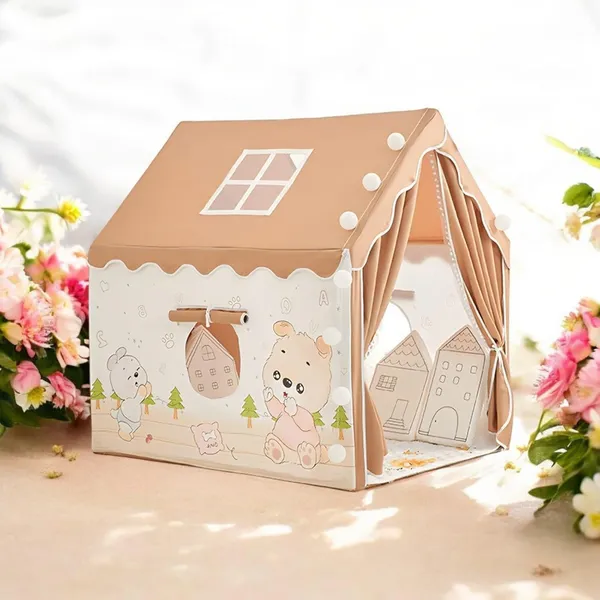 Portable_Boy_Girls_Play_Tent_House_For_Boys_Girls_Foldable_Indoor_Outdoor_Toy_Tent_Lightweight_Portable_Tent_For_Boys_Girls_Age_3_10_Years_Teddy_Tent_House