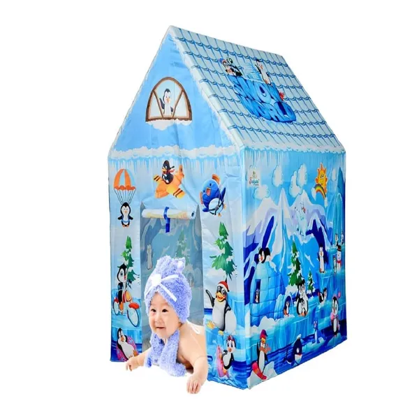 Portable_Boy_Girls_Play_Tent_House_For_Boys_Girls_Foldable_Indoor_Outdoor_Toy_Tent_Lightweight_Portable_Tent_For_Boys_Girls_Age_3_10_Years_Snow_World_Tent_House