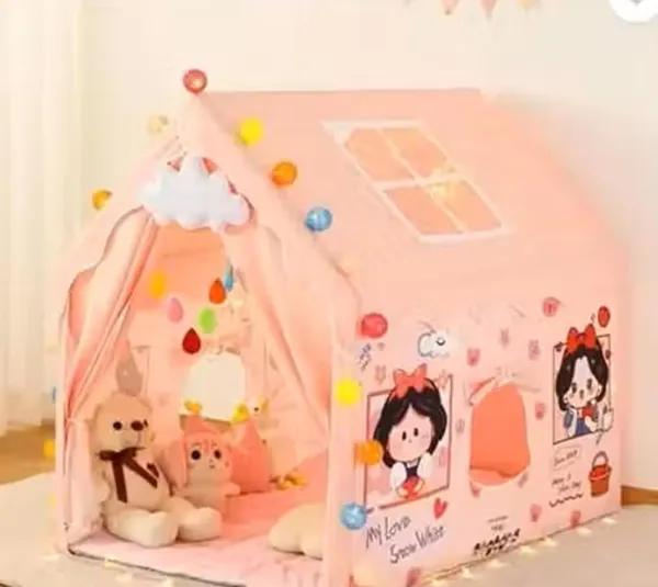 Tent_Play_For_Girls_Boys_Indoor_Outdoor_Portable_Tent_With_Curtains_Pretend_Play_Toy_Tent_House_For_Toddlers_Foldable_Play_Tent_House_For_3_10_Year_Old_Girls_And_Boys_Snow_White_Tent_House
