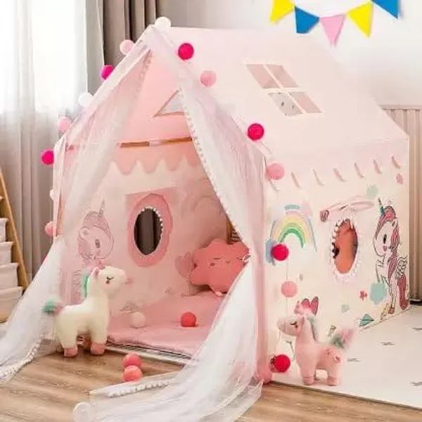 Portable_Boy_Girls_Play_Tent_House_For_Boys_Girls_Foldable_Indoor_Outdoor_Toy_Tent_Lightweight_Portable_Tent_For_Boys_Girls_Age_3_10_Years_American_Tent_House_Unicorn_Tent_House