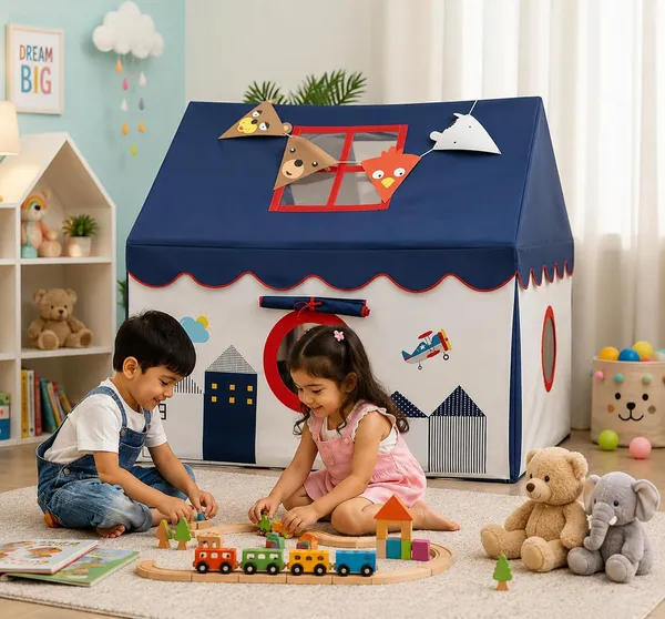 Colorfull_And_Light_Weight_Boy_Girl_Play_Tent_House_For_3_To_10_Years_Old_Boy_Girls_And_Boys_Light_Weight_And_Foldable_Boy_Girl_Toys_Indoor_And_Outdoor_Boy_Girl_Tent_House_Blue_City_Tent_House
