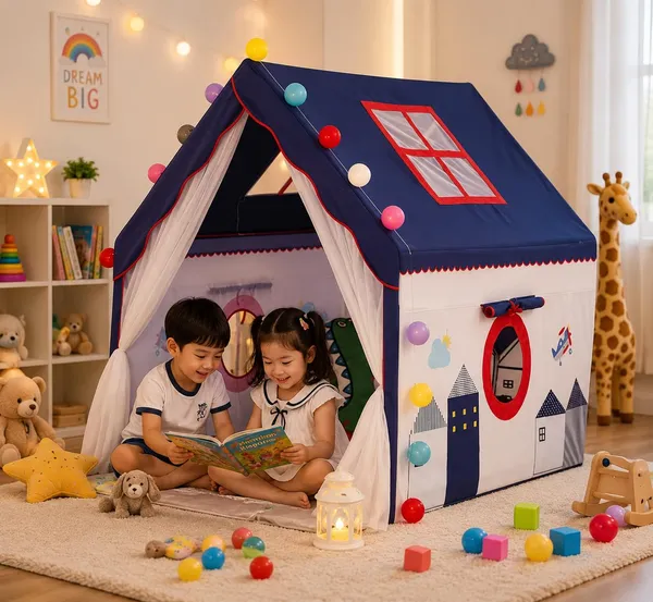 Colorfull_And_Light_Weight_Boy_Girl_Play_Tent_House_For_3_To_10_Years_Old_Boy_Girls_And_Boys_Light_Weight_And_Foldable_Boy_Girl_Toys_Indoor_And_Outdoor_Boy_Girl_Tent_House_Blue_City_Tent_House