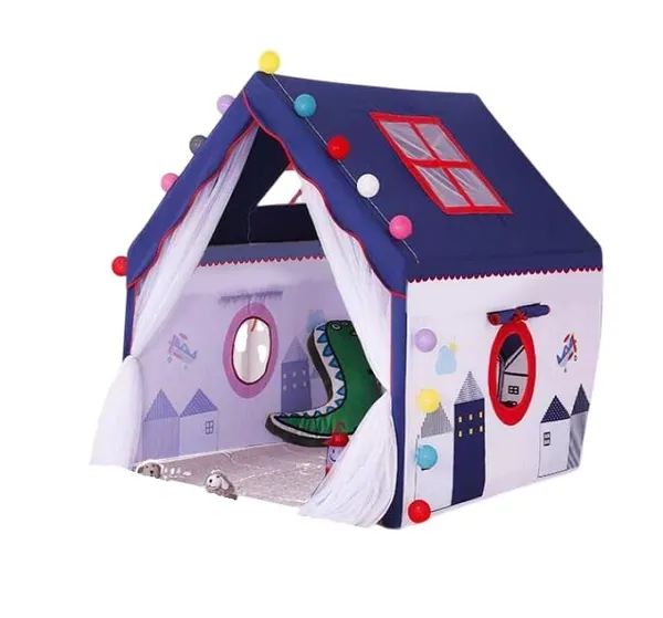Colorfull_And_Light_Weight_Boy_Girl_Play_Tent_House_For_3_To_10_Years_Old_Boy_Girls_And_Boys_Light_Weight_And_Foldable_Boy_Girl_Toys_Indoor_And_Outdoor_Boy_Girl_Tent_House_Blue_City_Tent_House