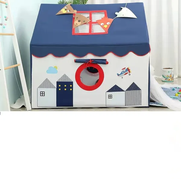 Colorfull_And_Light_Weight_Boy_Girl_Play_Tent_House_For_3_To_10_Years_Old_Boy_Girls_And_Boys_Light_Weight_And_Foldable_Boy_Girl_Toys_Indoor_And_Outdoor_Boy_Girl_Tent_House_Blue_City_Tent_House