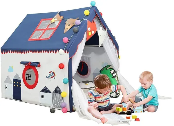 Colorfull_And_Light_Weight_Boy_Girl_Play_Tent_House_For_3_To_10_Years_Old_Boy_Girls_And_Boys_Light_Weight_And_Foldable_Boy_Girl_Toys_Indoor_And_Outdoor_Boy_Girl_Tent_House_Blue_City_Tent_House