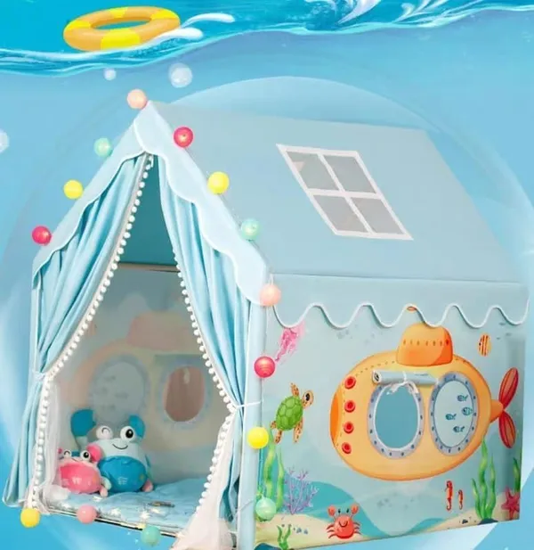 Colorfull_And_Light_Weight_Boy_Girl_Play_Tent_House_For_3_To_10_Years_Old_Boy_Girls_And_Boys_Light_Weight_And_Foldable_Boy_Girl_Toys_Indoor_And_Outdoor_Boy_Girl_Tent_House_Yellow_Fish_Tent_House