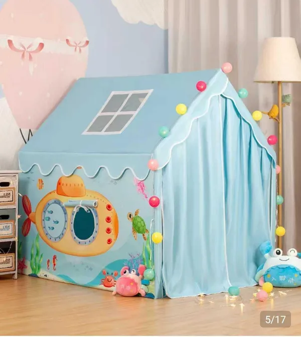 Colorfull_And_Light_Weight_Boy_Girl_Play_Tent_House_For_3_To_10_Years_Old_Boy_Girls_And_Boys_Light_Weight_And_Foldable_Boy_Girl_Toys_Indoor_And_Outdoor_Boy_Girl_Tent_House_Yellow_Fish_Tent_House