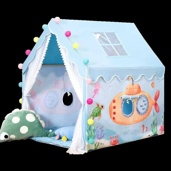 Colorfull_And_Light_Weight_Boy_Girl_Play_Tent_House_For_3_To_10_Years_Old_Boy_Girls_And_Boys_Light_Weight_And_Foldable_Boy_Girl_Toys_Indoor_And_Outdoor_Boy_Girl_Tent_House_Yellow_Fish_Tent_House