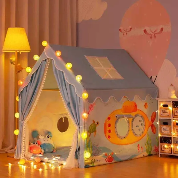 Colorfull_And_Light_Weight_Boy_Girl_Play_Tent_House_For_3_To_10_Years_Old_Boy_Girls_And_Boys_Light_Weight_And_Foldable_Boy_Girl_Toys_Indoor_And_Outdoor_Boy_Girl_Tent_House_Yellow_Fish_Tent_House